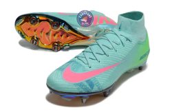 Alternative view of Air Zoom Mercurial Superfly 10 SG Cosmic Speed 2 - Turquoise/Noir ÉDIT