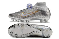 Air Zoom Mercurial Superfly 9 AG - Argenté/Gris/Doré