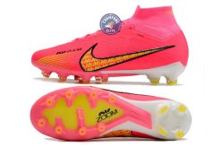 Air Zoom Mercurial Superfly 9 AG - Rose/Jaune/Blanc/Noir