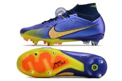 Air Zoom Mercurial Superfly 9 Anticlog SG - Bleu Marine/Bleu/Jaune/Ora