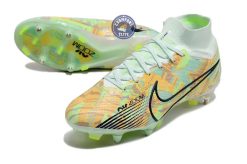 Alternative view of Air Zoom Mercurial Superfly 9 Anticlog SG Bonded - Vert/Bleu/Orange