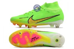 Air Zoom Mercurial Superfly 9 Anticlog SG - Vert/Jaune/Noir/Rose