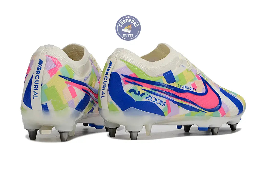 Air Zoom Vapor 15 SG Socal Pack - Blanc/Rose/Bleu/Vert/Jaune – Image 6