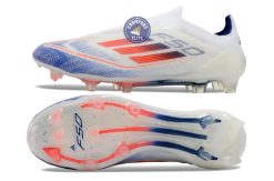 Alternative view of F50 Elite Laceless FG Advancement - Blanc/Rouge/Bleu