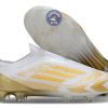 F50 Elite Laceless FG - Blanc/Doré