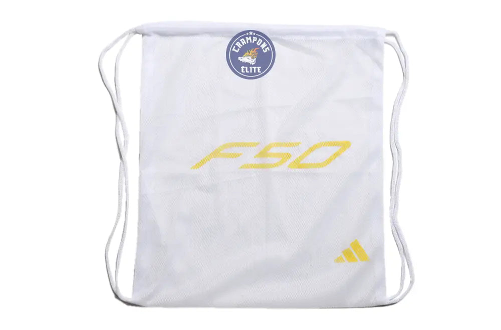 F50 Elite Laceless FG - Blanc/Doré – Image 7
