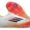 F50 Elite Laceless FG Pure Victory - Blanc/Lucid Red/Jaune