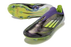 Alternative view of F50 Elite Laceless FG Reborn - Violet/Blanc/Lucid Lemon ÉDITION LIMITÉ