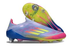 F50 Elite Laceless SG Celestial Victory - Blue Fusion/Vert/Rose