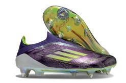 F50 Elite Laceless SG Fast Reborn - Violet/Blanc/Lucid Lemon ÉDITION L