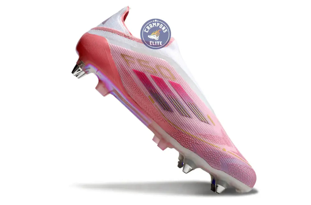 F50 Elite Laceless SG Lamine Yamal 304 - Rose clair/Purple Glow/Lite P – Image 3