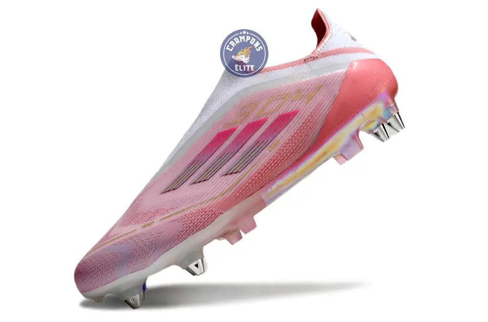 F50 Elite Laceless SG Lamine Yamal 304 - Rose clair/Purple Glow/Lite P – Image 4