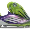 F50 Elite Laceless SG - Violet/Jaune Fluo/Blanc