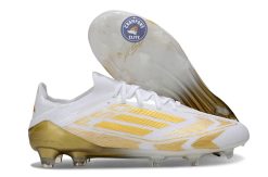 F50 Elite Lacets FG - Blanc/Doré