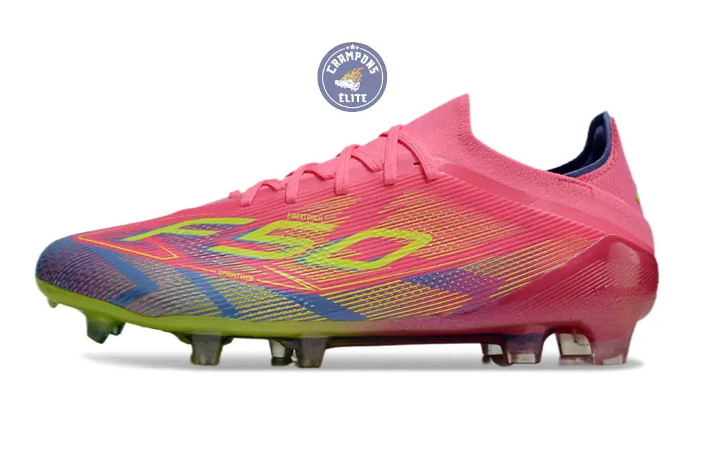 F50 Elite Lacets FG Mystic Victory - Rose/Vert/Blue Fusion – Image 5