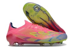 F50 Elite Lacets FG Mystic Victory - Rose/Vert/Blue Fusion