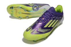 Alternative view of F50 Elite Lacets FG - Violet/Jaune Fluo/Blanc