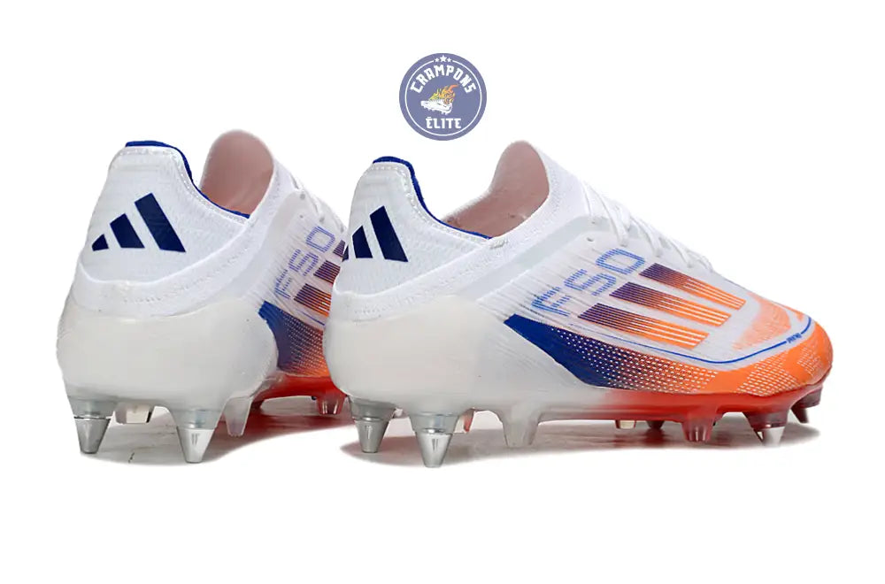 F50 Elite Lacets SG - Blanc/Orange/Bleu – Image 6