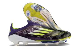 F50 + Laceless FG Fast Reborn - Violet/Blanc/Lucid Lemon ÉDITION LIMIT