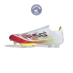 Alternative view of F50 + Laceless FG Pure Victory - Blanc/Noir/Jaune