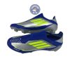F50 Laceless MESSI Elite FG LA VIDA RAPIDA - ARGENTÉ/JAUNE/BLEU
