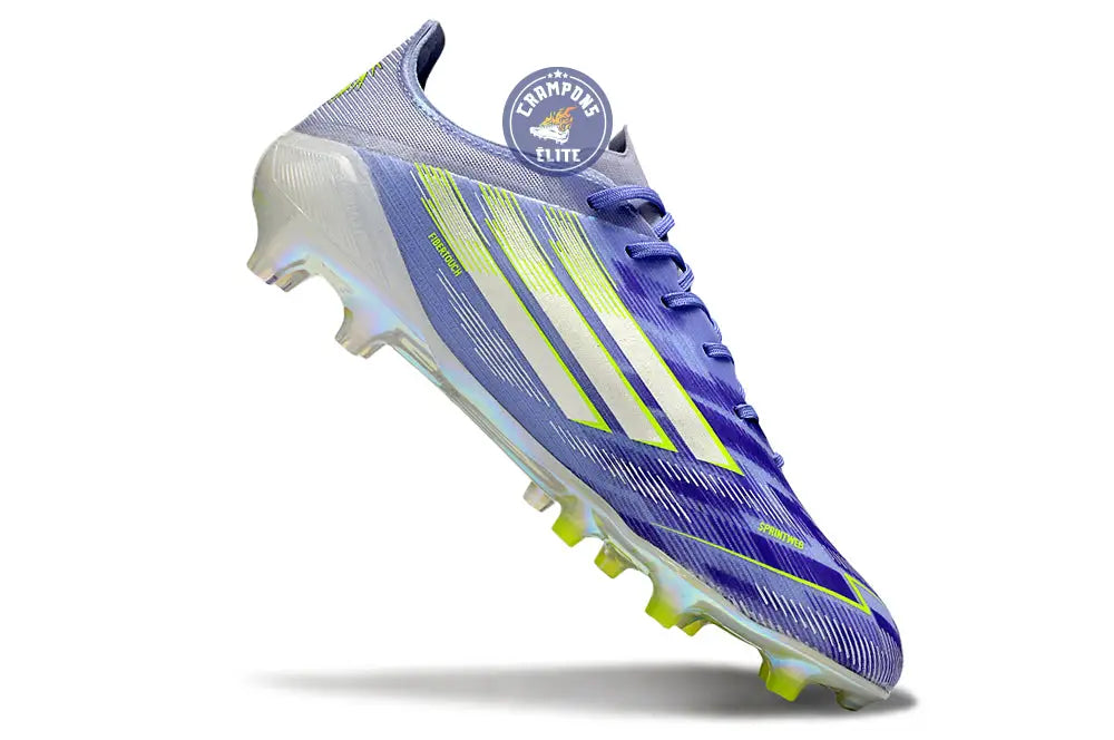 F50 Sparkfusion ELITE Languette FG - Violet/Jaune/Blanc – Image 3