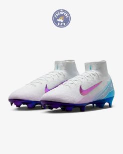 Mercurial Superfly 10 Elite FG Chromatic Pack Blanc/Violet/Bleu