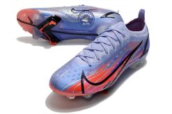 Alternative view of MERCURIAL VAPOR 14 ELITE FG KM FLAMES - VIOLET/ARGENTÉ