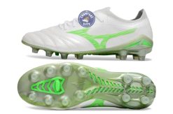 Morelia Neo 4 Beta Elite FG/AG Frontier - Blanc/Vert Néon/Cool Gray