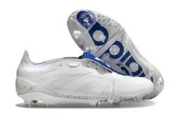 Predator 24 Elite Fold-over Tongue FG David Beckham - Blanc/Bleu/Bleu