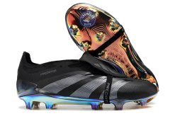 Predator 24 Elite Fold-over Tongue FG Nightstrike - Noir/Gris