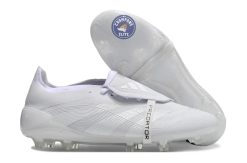 Predator 25 Elite Fold-over Tongue FG Full White - Blanc