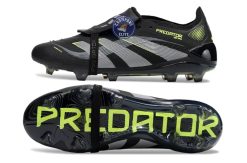 Alternative view of Predator Elite Fold-over Tongue FG - Electric Stealth - Noir/Vert Fluo