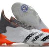Predator Freak Laceless FG White Spark - Blanc/Argenté/Rouge