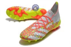 Alternative view of Predator Freak Lacets FG Numbers Up - Gris/Blanc/Jaune