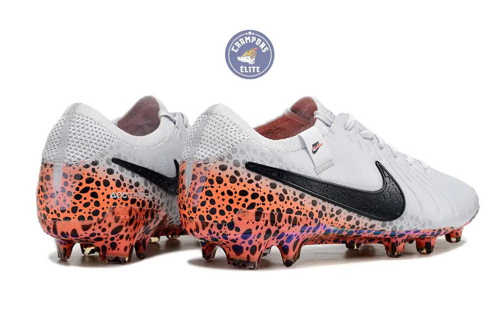 Tiempo Legend 10 Elite FG Electric Pack Gris/Orange/Léopard – Image 7