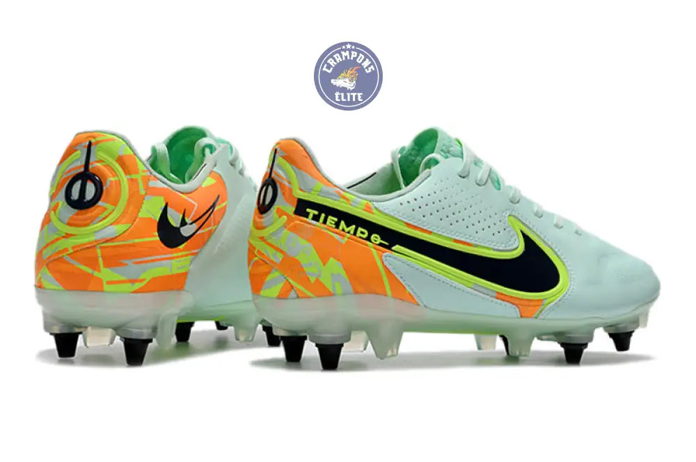 Tiempo Legend 9 SG Barely - Vert/Noirened Bleu/Orange – Image 6