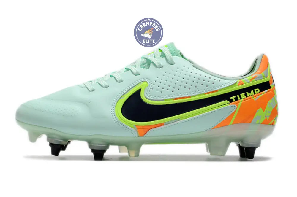 Tiempo Legend 9 SG Barely - Vert/Noirened Bleu/Orange – Image 5