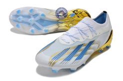 Alternative view of X Crazyfast Messi .1 FG Las Estrellas - Blanc/Bleu/Doré ÉDITION LIMITÉ