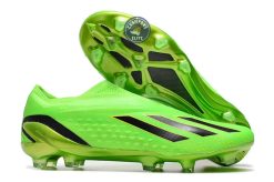X Speedportal Elite Laceless FG Game Data - Vert/Noir/Jaune
